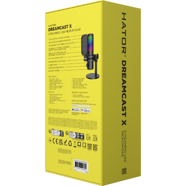 Фото - Микрофон для компьютера проводной Hator Dreamcast X RGB (ESS10)