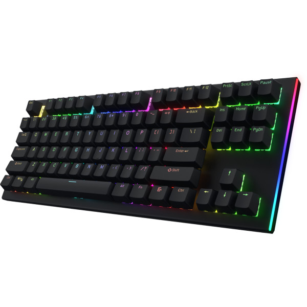 Фото - Клавіатура дротова ігрова Hator Gravity X TKL orange (HTK550) Black