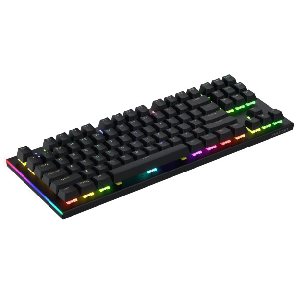 Фото - Клавіатура дротова ігрова Hator Gravity X TKL orange (HTK550) Black