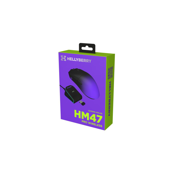 Фото - Миша бездротова ігрова Hator Hellyberry HM47 PRO wireless (HM47PRO_black_violet)