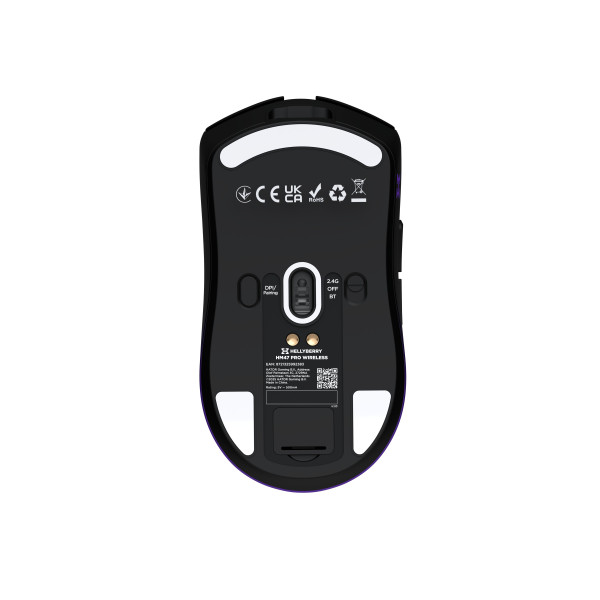 Фото - Миша бездротова ігрова Hator Hellyberry HM47 PRO wireless (HM47PRO_black_violet)
