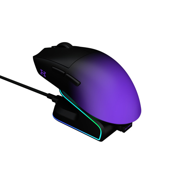 Фото - Миша бездротова ігрова Hator Hellyberry HM47 PRO wireless (HM47PRO_black_violet)