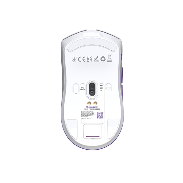 Фото - Мышь беспроводная игровая Hator Hellyberry HM47 PRO wireless (HM47PRO_white_violet)