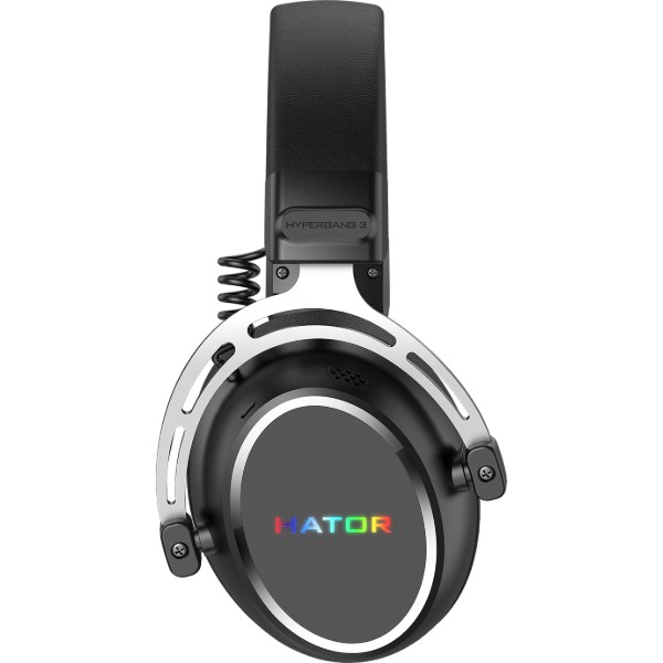 Фото - Гарнітура бездротова ігрова Hator HYPERGANG 3 Hi-Res Wireless Black (ESH55)