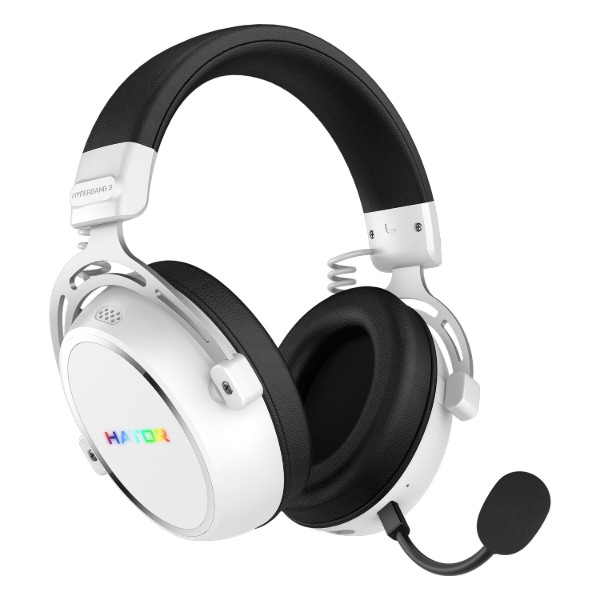 Фото - Уценка - Гарнитура беспроводная игровая Hator HYPERGANG 3 Hi-Res White (ESH56)