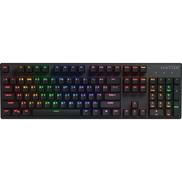 Фото - Клавіатура бездротова ігрова Hator Icefall Mecha wireless Rainbow (HTK204UA) Black Фото - Клавіатура бездротова ігрова Hator Icefall Mecha wireless Rainbow (HTK204UA) Black