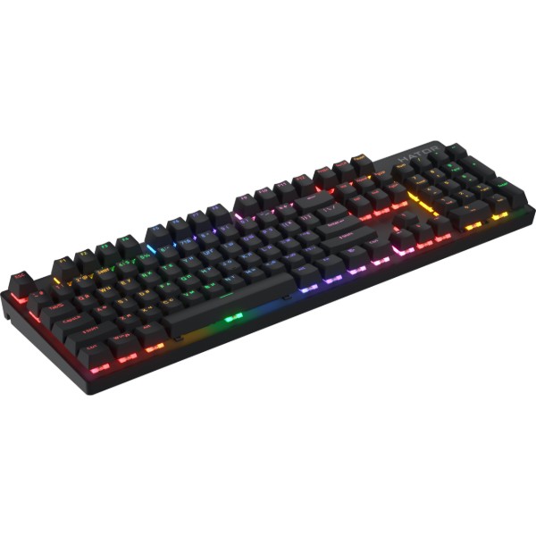 Фото - Клавіатура бездротова ігрова Hator Icefall Mecha wireless Rainbow (HTK204UA) Black