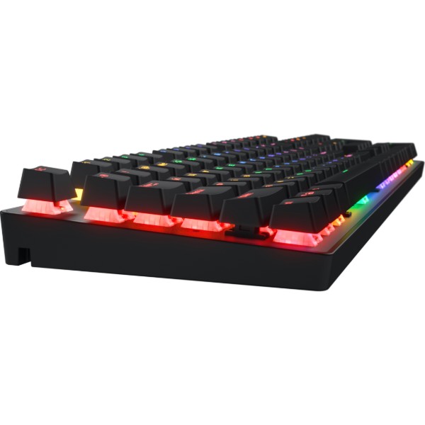 Фото - Клавіатура бездротова ігрова Hator Icefall Mecha wireless Rainbow (HTK204UA) Black