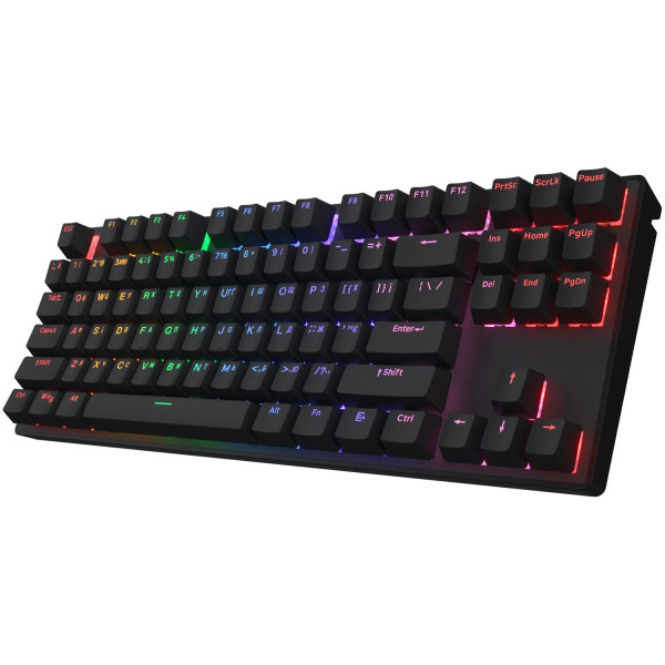 Фото - Клавіатура бездротова ігрова Hator Icefall Mecha TKL wireless Rainbow (HTK287UA) Black