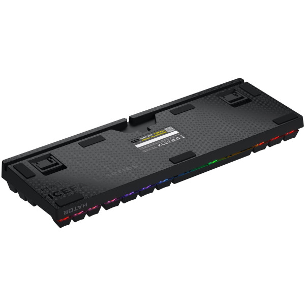 Фото - Клавіатура бездротова ігрова Hator Icefall Mecha TKL wireless Rainbow (HTK287UA) Black