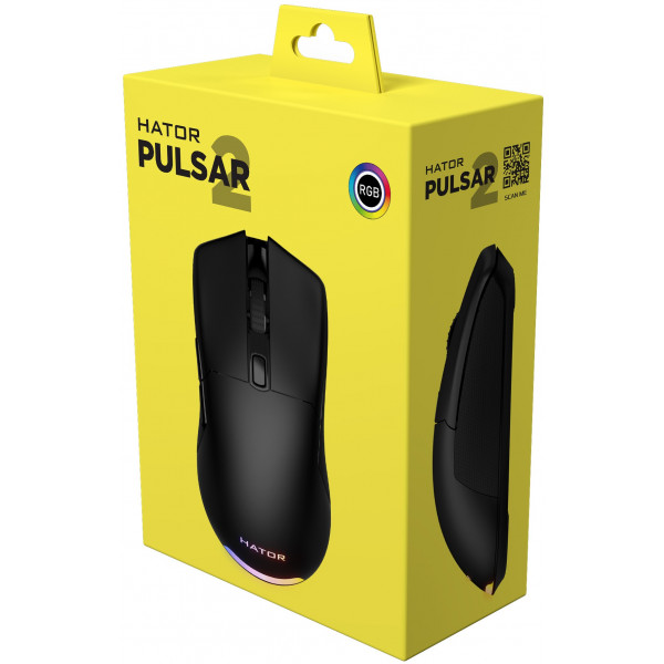 Фото - Мышь проводная игровая Hator Pulsar 2 USB Black (HTM-510)