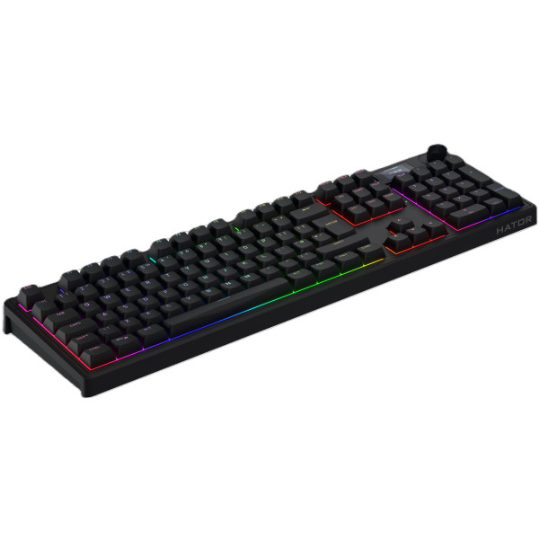 Фото - Клавиатура беспроводная игровая Hator Skyfall 100 PRO wireless Black, UK-ISO, silent switches (HTK4101EU)