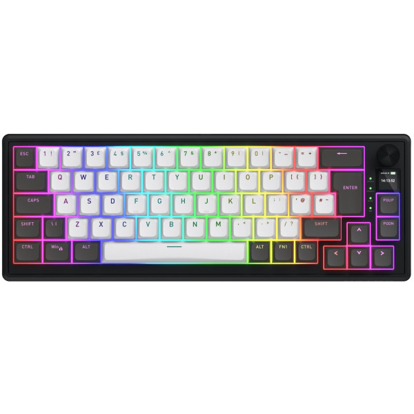 Фото - Клавіатура бездротова ігрова Hator Skyfall 65 PRO wireless Grey/Black (HTK4160EU)