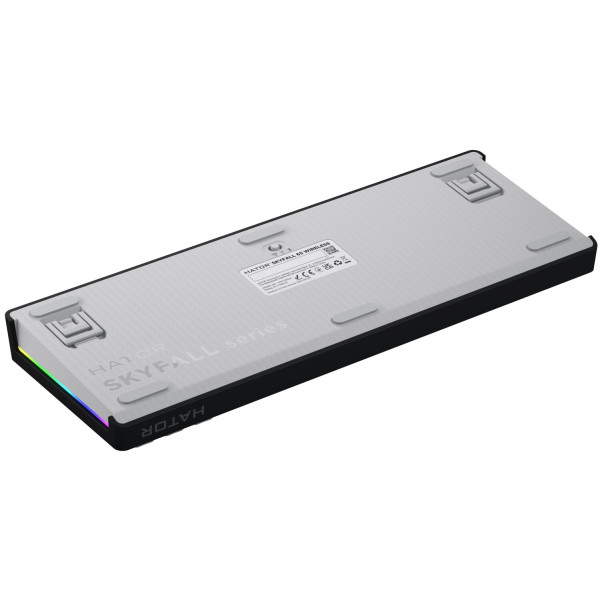 Фото - Клавіатура бездротова ігрова Hator Skyfall 65 wireless Black/White (HTK3160UA)