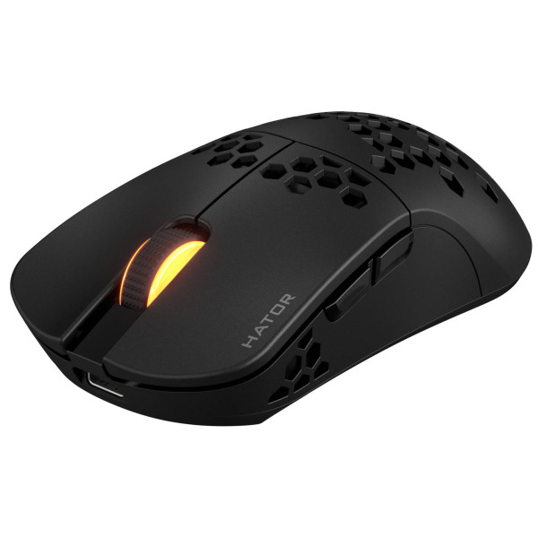 Фото - Миша бездротова ігрова Hator Stellar Wireless Black (HTM650)