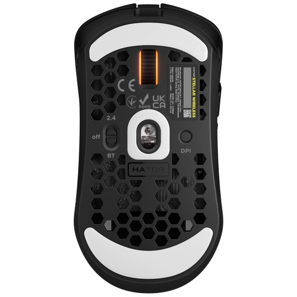 Фото - Миша бездротова ігрова Hator Stellar Wireless Black (HTM650)