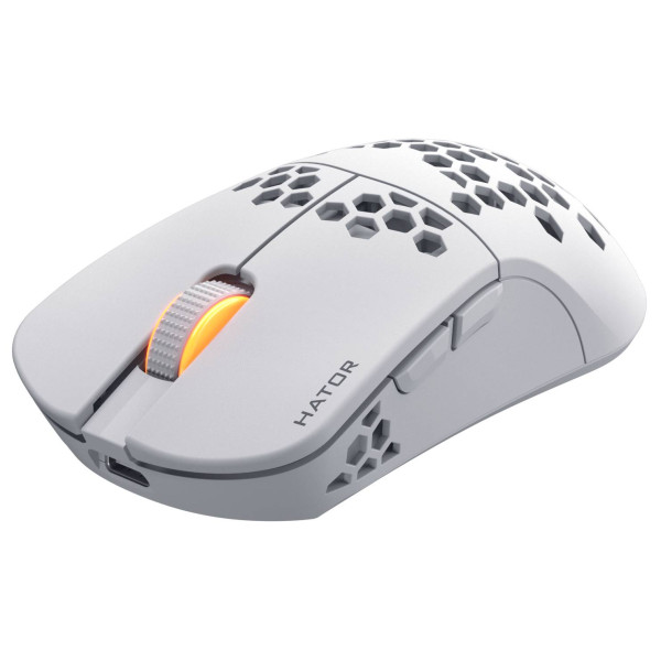 Фото - Миша бездротова ігрова Hator Stellar Wireless White (HTM651)