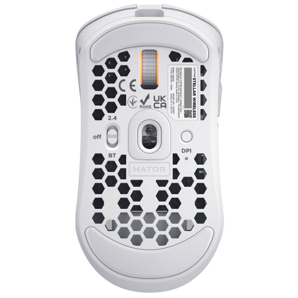 Фото - Миша бездротова ігрова Hator Stellar Wireless White (HTM651)