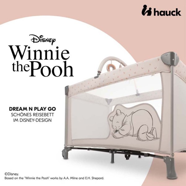 Фото - Манеж классический HAUCK Dream N Play Go Pooh Rainbow Beige (60889-0)