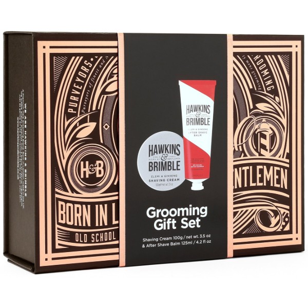Фото - Набір для догляду за обличчям Hawkins&Brimble Shaving Gift Set Box (5060495675041)