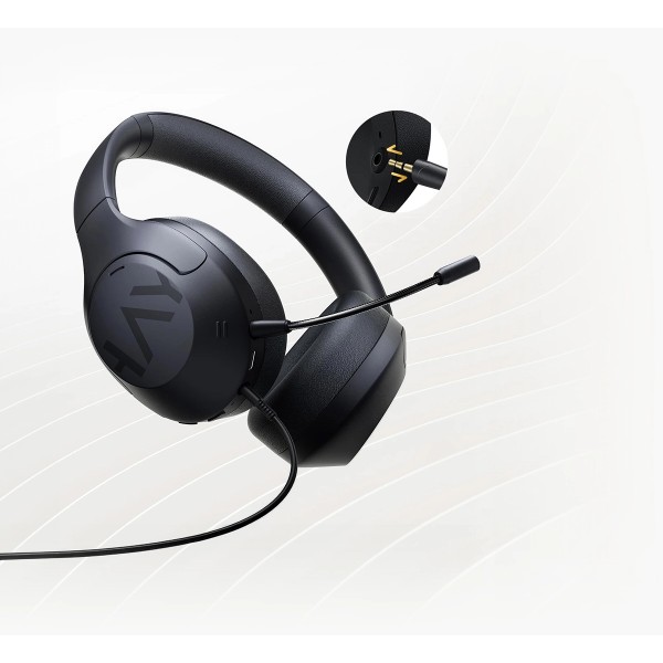 Фото - Навушники повнорозмірні бездротові Haylou Over-ear headphones Black (S30 Pro)