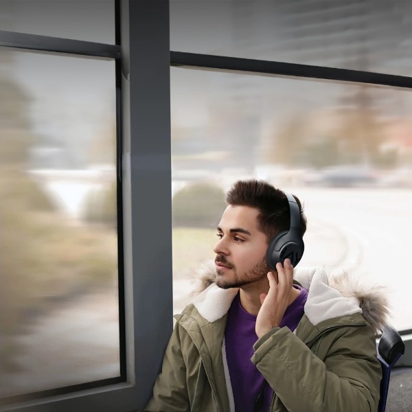 Фото - Навушники повнорозмірні бездротові Haylou Over-ear headphones Black (S30 Pro)