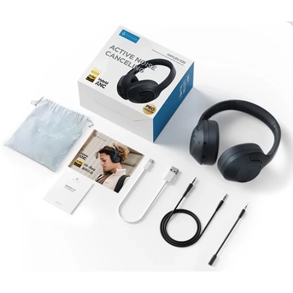 Фото - Навушники повнорозмірні бездротові Haylou Over-ear headphones White (S30 Pro)