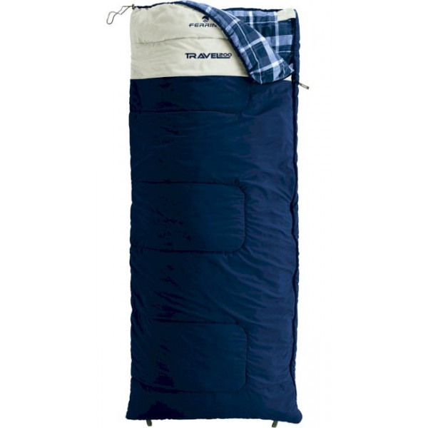Фото - Спальний мішок Ferrino Travel Deep Blue/White Left (86320HBB)