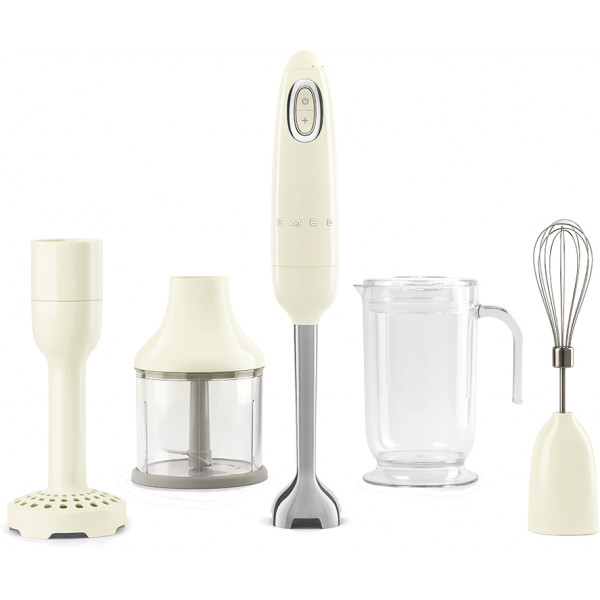 Фото - Блендер погружной Smeg HBF02CREU (кремовий)