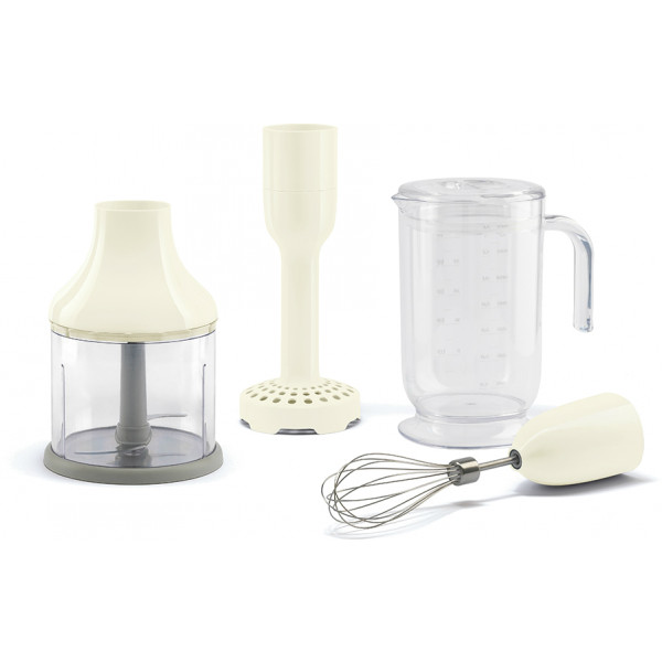 Фото - Блендер погружной Smeg HBF02CREU (кремовий)