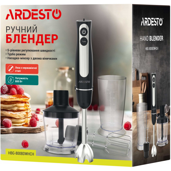 Фото - Блендер погружной Ardesto HBG-800BDWHCH