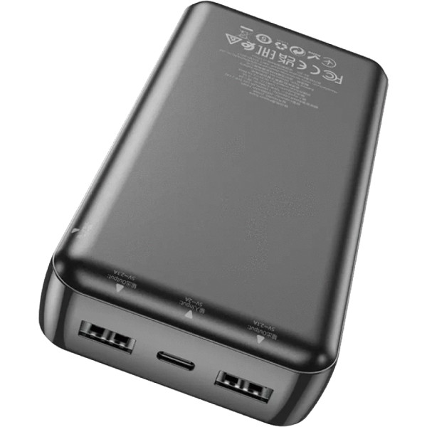 Фото - Батарея мобильная HOCO J100A High-Ranking 20000 mAh Black (714728)