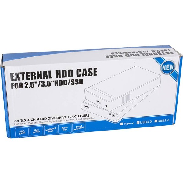 Фото - Зовнішній карман PowerPlant HDD 2.5/3.5 USB3.0 (HC380404)