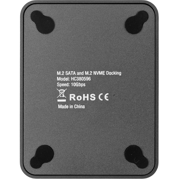 Фото - Док-станція PowerPlant M.2 SATA/NVME, USB-A, USB-C (HC380596)