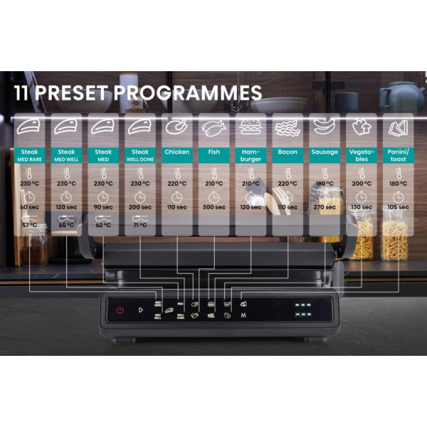 Фото - Гриль-барбекю електричний Hisense HCG1600DBT