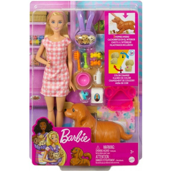 Фото - Ігровий набір Barbie "Маленьке тріо"  (HCK75)