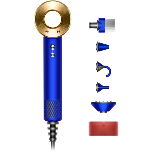 Фото - Фен Dyson HD07 Supersonic 23.75K Blue/Gold Синий/Золотой (389910-01)