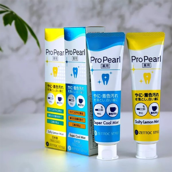 Фото - Зубная паста Zettoc Pro Pearl Super Cool Mint со вкусом ледяной мяты 100 г (4582118954308)