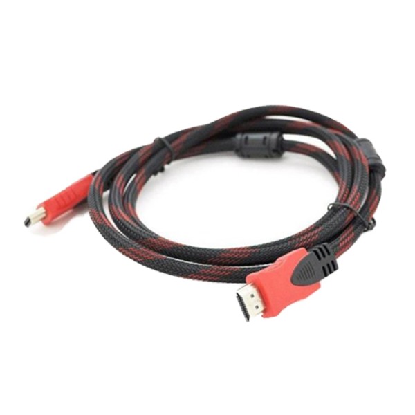 Фото - Кабель HDMI Merlion HDMI-HDMI 1.8m Black/Red (YT-HDMI(M)/(M)NY/RD-1.8m/00257)