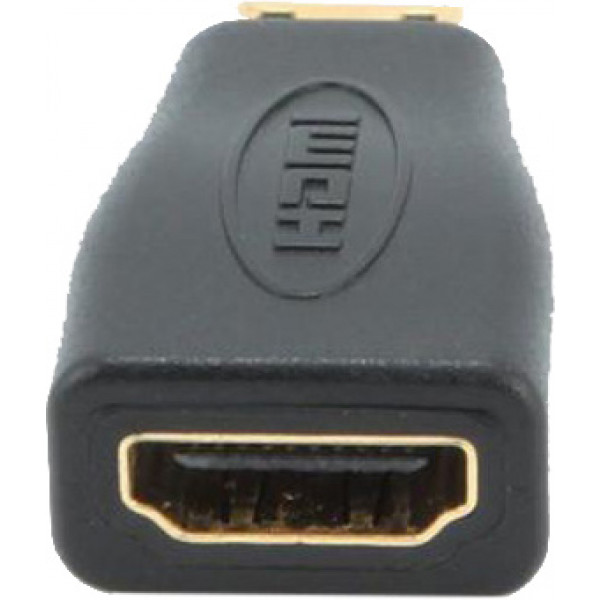 Фото - Перехідник HDMI Cablexpert HDMI - miniHDMI M/F Black (A-HDMI-FC)