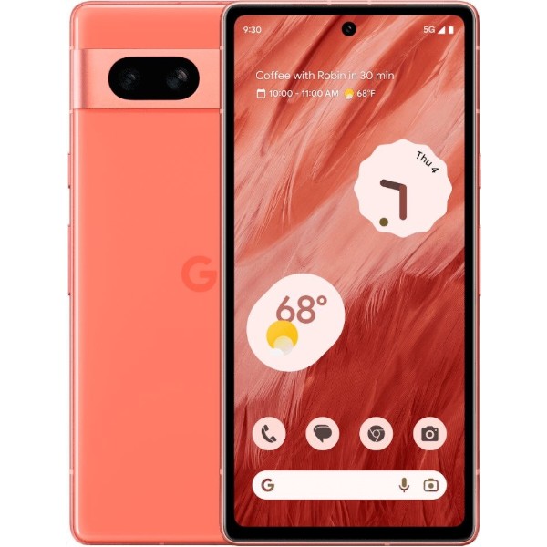 Фото - Смартфон Google Pixel 7a 128Gb Coral (Восстановленный, Идеальное состояние)