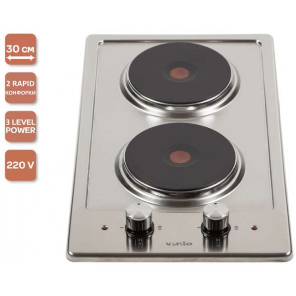 Фото - Варочная панель Domino Ventolux HE302 (INOX) 3