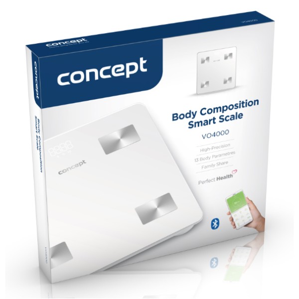 Фото - Ваги підлогові Concept VO4000 Perfect Health White