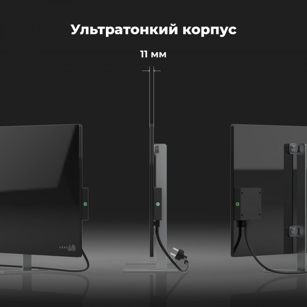 Фото - Мікропошкодження - Конвектор AENO Premium Eco Smart GH2S Black (AGH0002S)