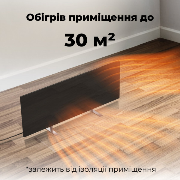 Фото - Мікропошкодження - Конвектор AENO Premium Eco Smart GH2S Black (AGH0002S)