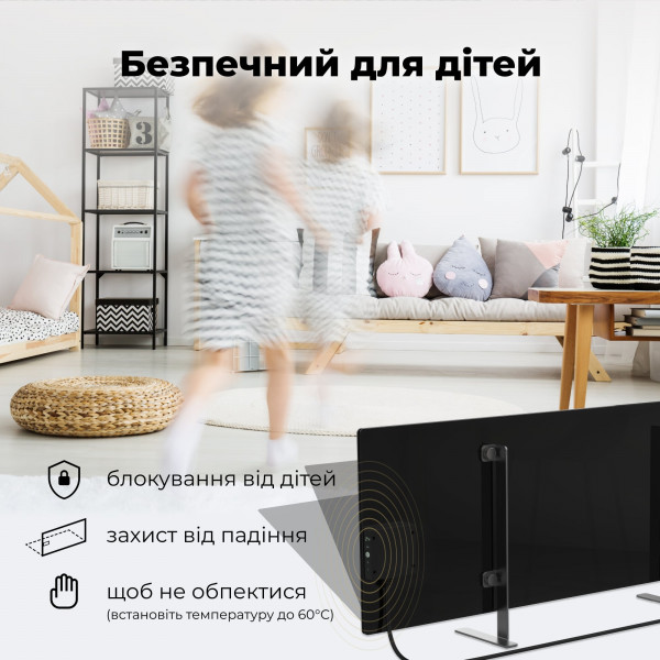 Фото - Уцінка - Конвектор AENO Premium Eco Smart GH4S LED Black (AGH0004S)