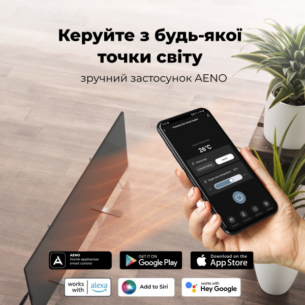 Фото - Конвектор AENO Premium Eco Smart GH2S Black (AGH0002S)