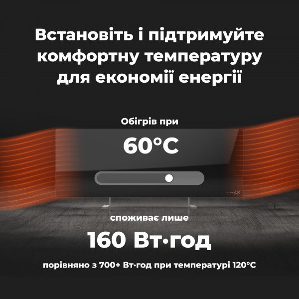 Фото - Уцінка - Конвектор AENO Premium Eco Smart GH4S LED Black (AGH0004S)