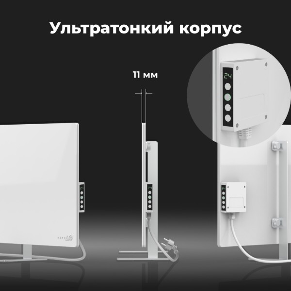 Фото - Конвектор AENO Premium Eco Smart GH3S LED White (AGH0003S)