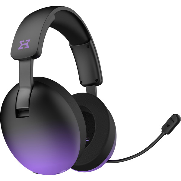Фото - Гарнітура бездротова ігрова Hator Hellyberry HH30 PRO wireless (HH30_PRO_wireless_BV) black-violet gradient